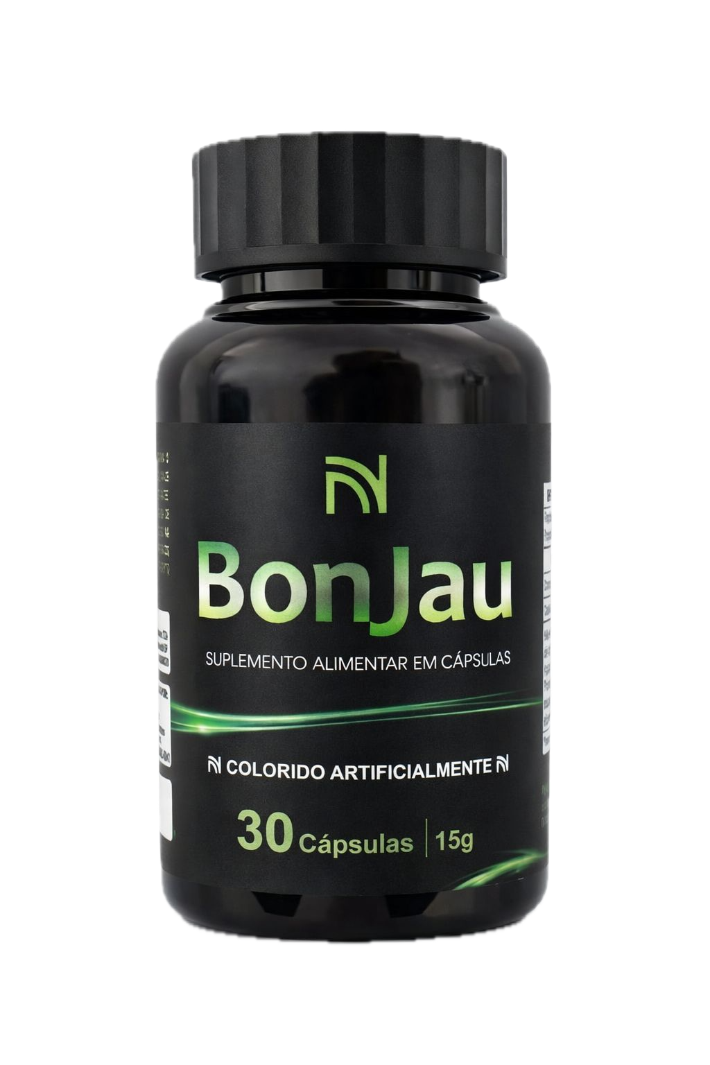 Frasco BonJau em destaque.